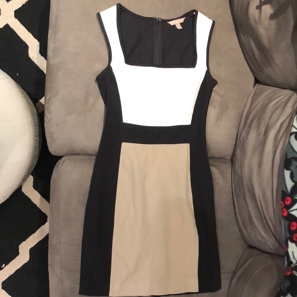 Banana Republic Bodycon Colorblock Dress - size 4